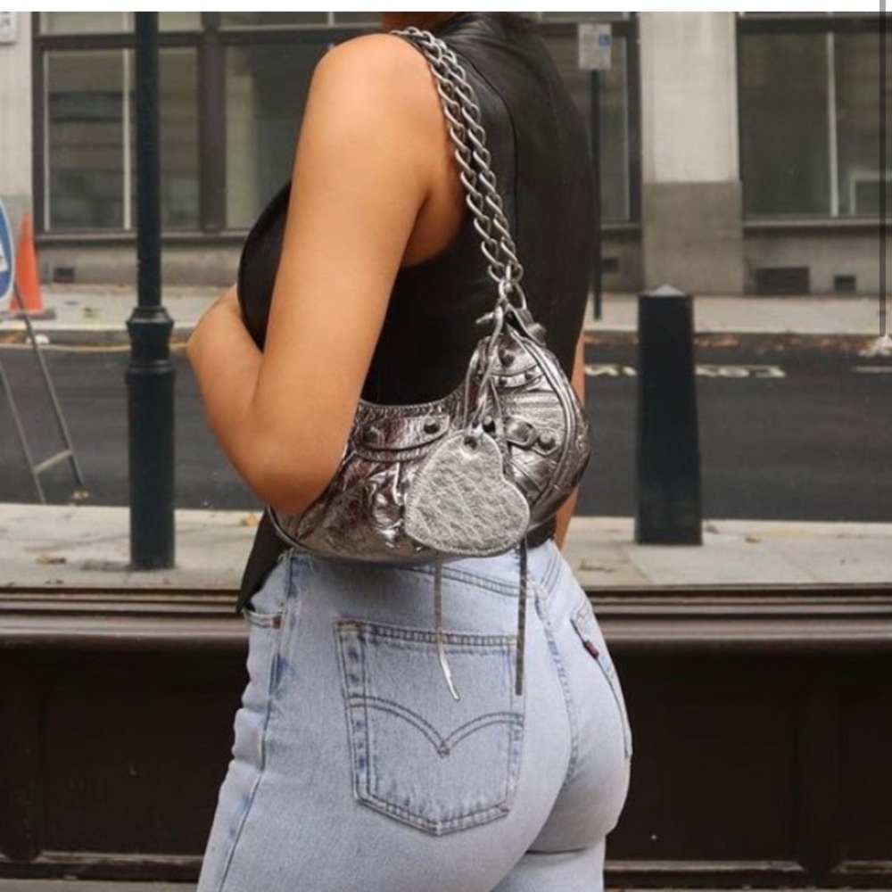 Balenciaga Cagole Bag Metallic